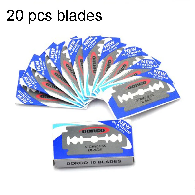 Buy 20 PCs Razor Blades Brand Stainless Steel Safety