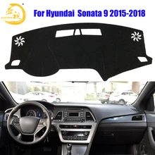 Easysee крышка приборной панели Pad Dashmat коврик с рельефом от солнца шахматная доска ковровые покрытия для HYUNDAI Sonata 9 пыли