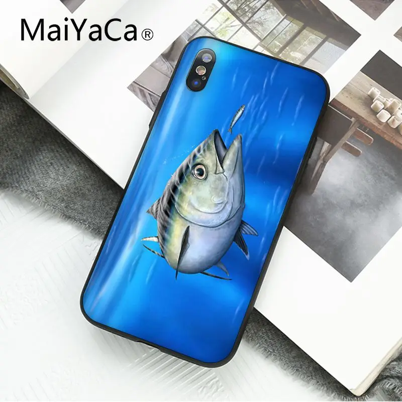 MaiYaCa охотничий рыболовный художественный чехол для телефона для iphone 11 Pro 11Pro Max 8 7 6 6S Plus X XS MAX 5 5S SE XR - Цвет: A7