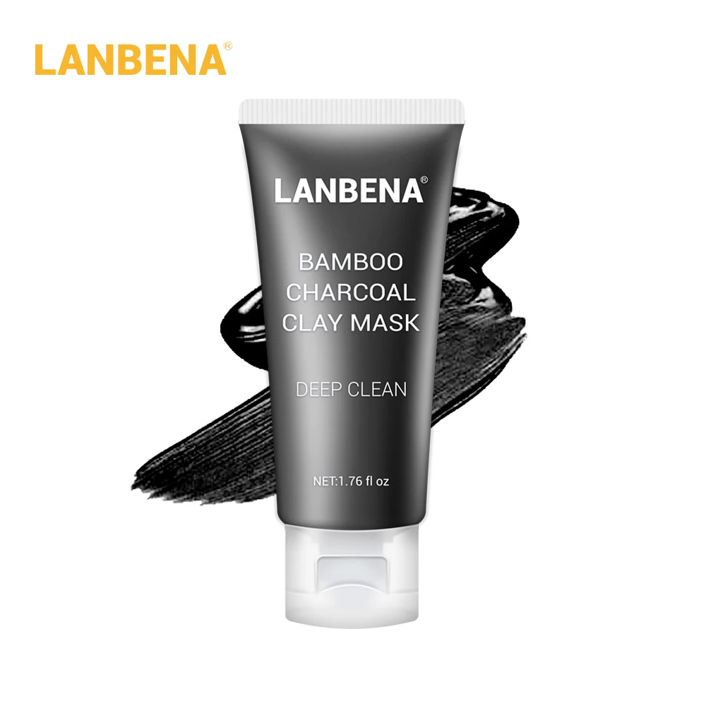 Маска для лица LANBENA с бамбуковым древесным углем маска удаления черных точек