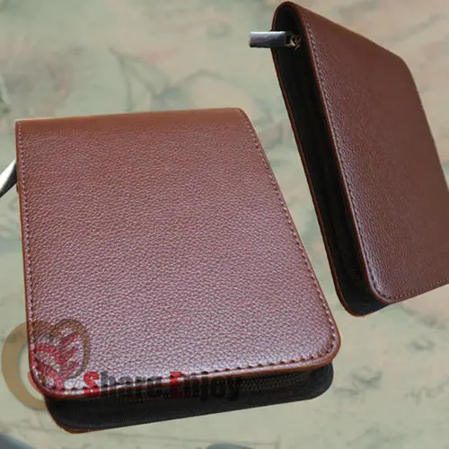 

LUXURY BROWN 12 ROLLER AND FOUNTAIN PENS CASE HOLDER BINDER