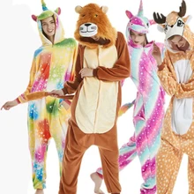 Animals Kigurumi Unicorn Costume Adult Girl Onesies Flannel Animal Lion Women Men Anime Jumpsuit Disguise Onepiece Suit Animals Kigurumi Unicorn Costume Adult Girl Onesies Flannel Animal Lion Women Men Anime Jumpsuit Disguise Onepiece Suit