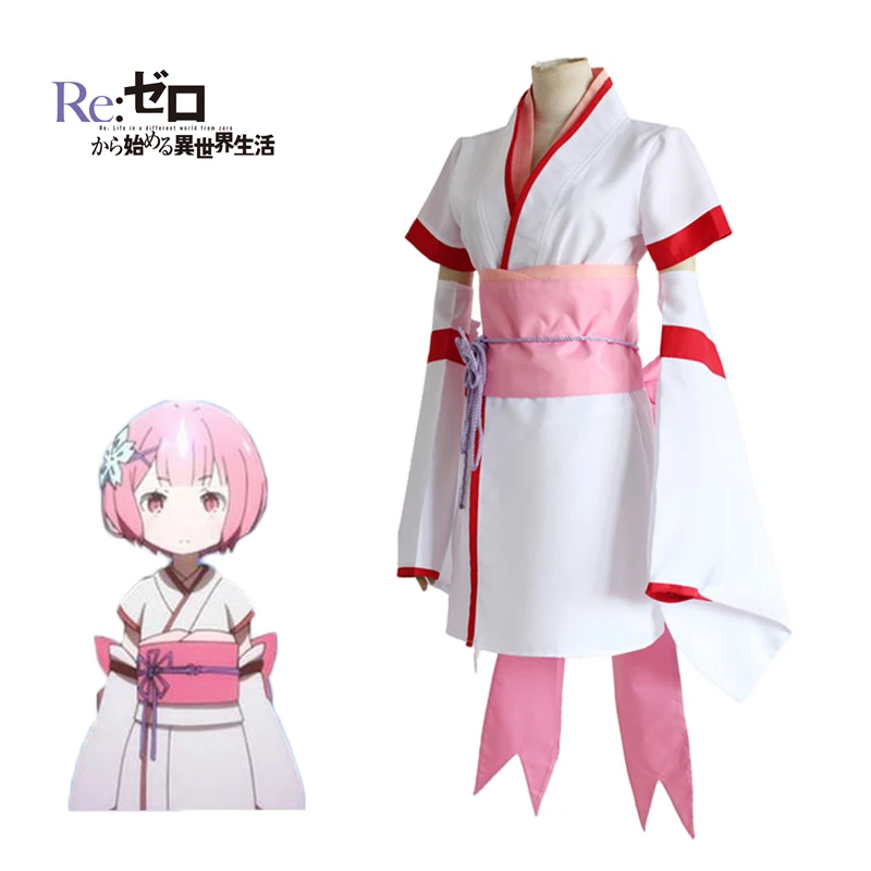 Ram Rem Kimono Cosplay Re Zero Kara Hajimeru Isekai Seikatsu Starting