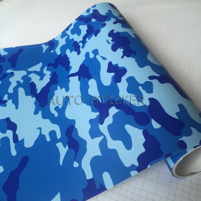 blue camo vinyl wraps 2