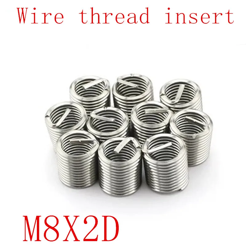 10pcs New M16*2 1.5D insert length helicoil Stainless Steel Screw Thread insert