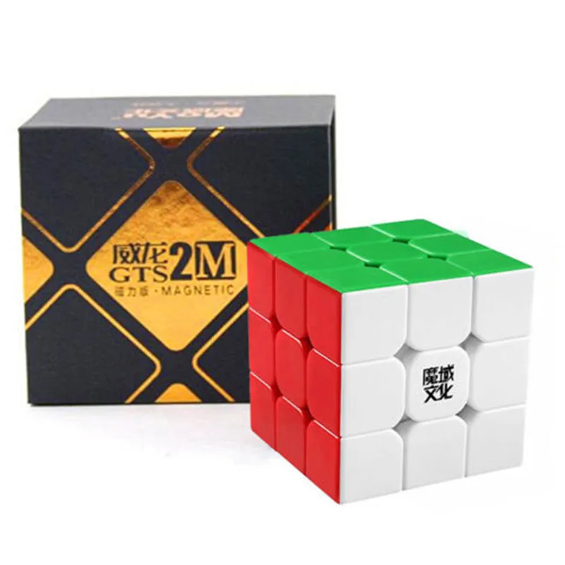 

Moyu WeiLong GTS V2 3x3 Magnetic Magic Cube Twisty Puzzle Funny Fast Ultra-Smooth Speed Puzzle Cube Toys Multi-Color