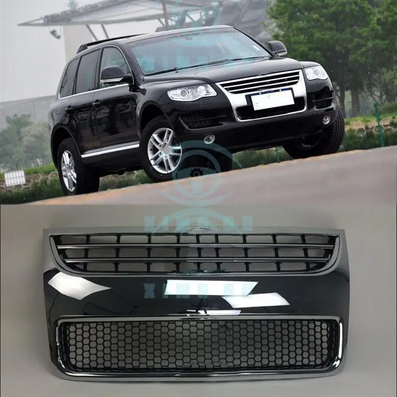 For Volkswagen VW Touareg 2008 2010 front mesh vent bar grill grille