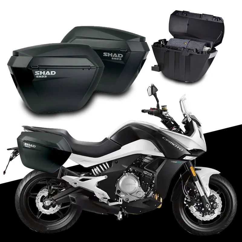 Для CFMOTO CF650-3 650MT 650 MT Шад SH23 сбоку коробок+ стойки Комплект мотоцикл чемодан случае седло сумки кронштейн перевозчик системы