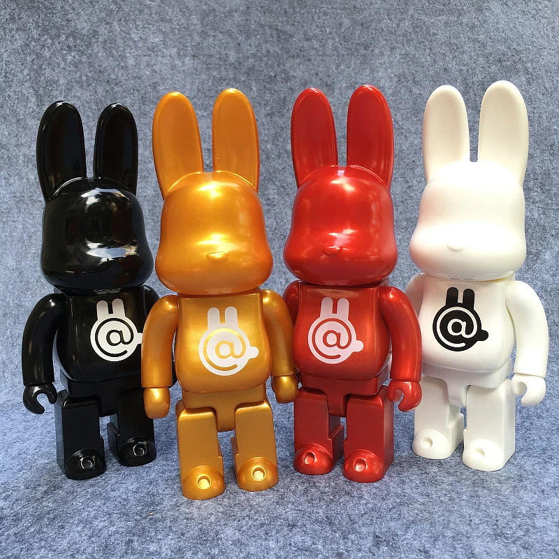 Виниловая кукла 400% Bearbrick Cospaly модная Симпатичная Фигурка кролика на День святого
