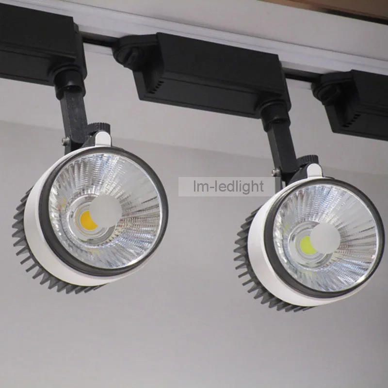 COB 20 Вт LED трек пятно 110V120V 220V230V 240 В Bridgelux магазин освещения дисплея теплый/день/холодный белый COB свет 30 шт