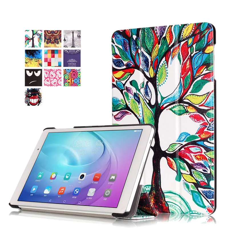 

Ultra Lightweight Slim PU Leather Tablet Hybrid Case Cover For Huawei M2(PLE-703L) youth version /T2 7.0 PRO