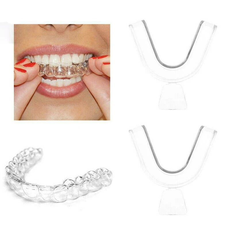 

2 Pcs Thermoforming Dental Mouthguard Teeth Whitening Trays Bleaching Tooth Whitener Mouth Guard Thermo Gum Care Oral Hygiene