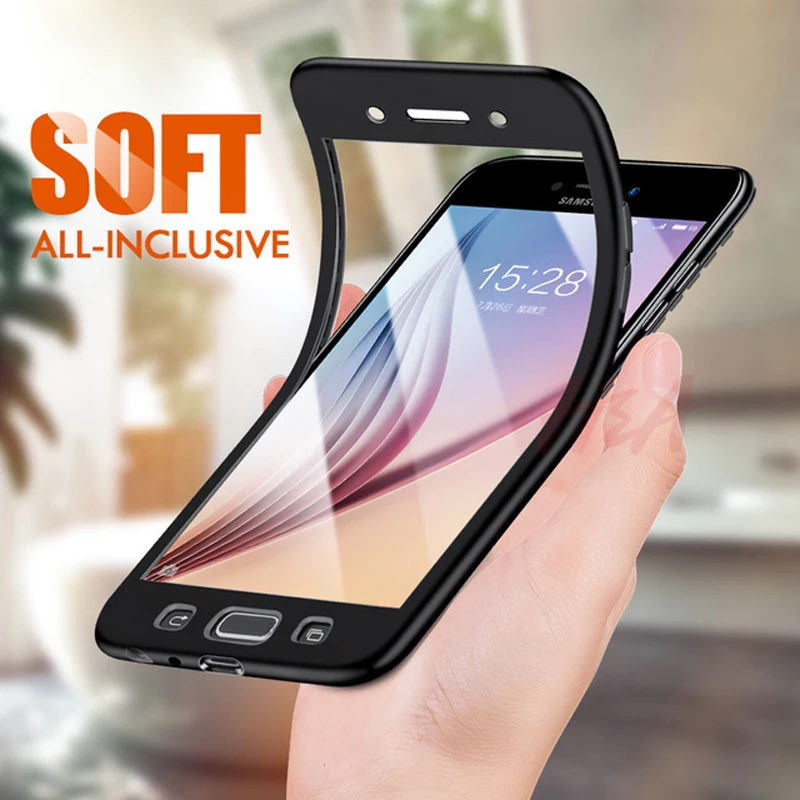 

Soft 360 Full Body Cover for Samsung Galaxy S8 S9 S10 PIus S10E M10 M20 A30 A40 A50 A70 A6 A8 A7 2018 A3 A5 J3 J5 J7 2017 Case