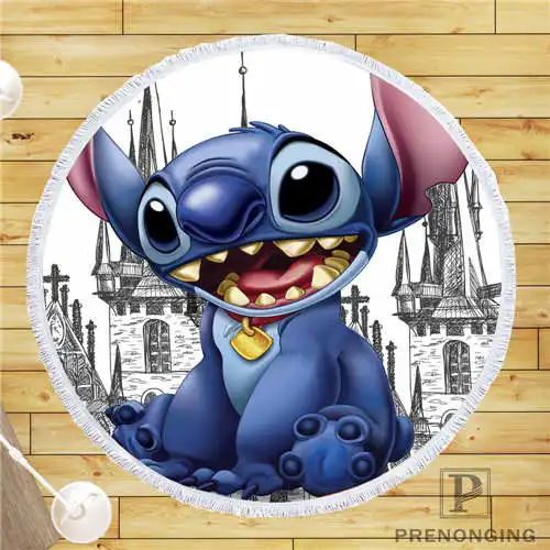 

Custom DIY Customized Microfiber Fabric Stitch (1) Round Beach Blanket Towel Printed on Demand 150cm #19-01-28-4-127