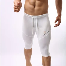 BRAVE PERSON, Летний стиль, дышащие сетчатые мужские обтягивающие повседневные шорты, бодибилдинг, сетчатые шорты, сексуальные прозрачные шорты для фитнеса