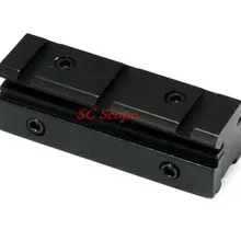 Прицел 11 мм ласточкин хвост до 20 мм Weaver Riser Rail Mount 11/20 адаптер подходит для винчестера Airgun Mauser Marlin и т. Д