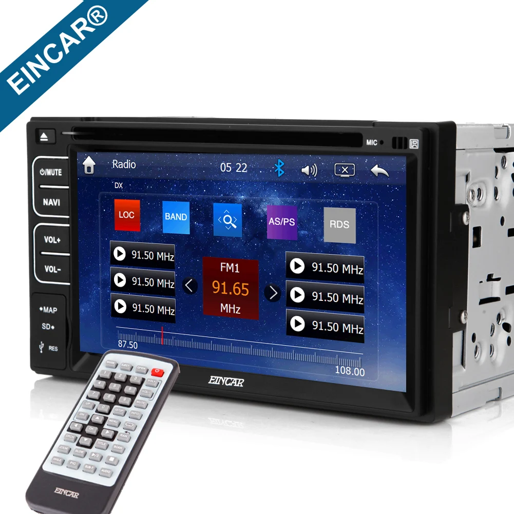 In Dash Auto Stereo HD Video GPS Navigation Car font b Radio b font Bluetooth DVD
