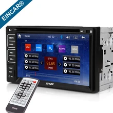 En Dash Auto Estéreo HD Video Reproductor de DVD Con Pantalla Táctil de Navegación GPS Radio de Coche Bluetooth Autoradio Conyrol Remoto Para Doble Din