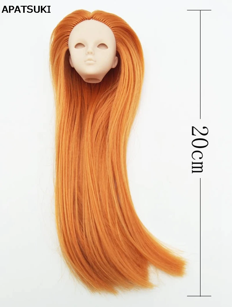 Brown Hair Soft Plastic Practice Makeup DIY Doll Head For Barbie Doll Heads For 1/6 BJD Doll's Brown Hair Soft Plastic Practice Makeup DIY Doll Head For Barbie Doll Heads For 1/6 BJD Doll's