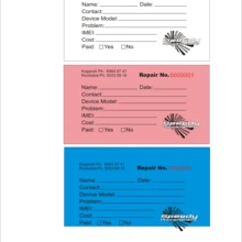Пользовательские печати 100 шт 95X175 мм 3 части безкарбонатные paer счета-фактуры книжки, в AU
