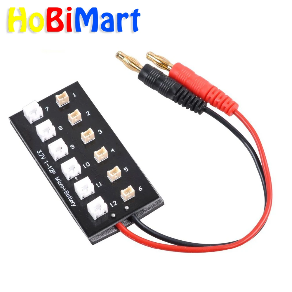 

3.7V Lipo Battery 1S Balance Charging Board Ultra Micro JST-PH Parallel Connect Plate for Blade Inductrix adapter board #LR549-b