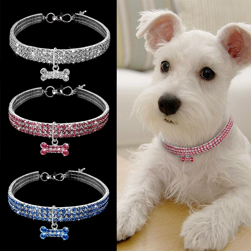 rhinestone dog collars and leashes
