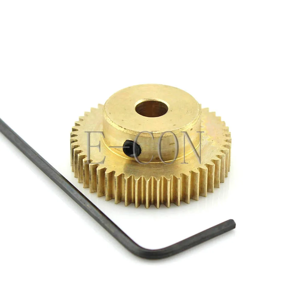 

1pcs 0.5M50T 3mm/4mm/5mm/6mm/6.35mm/7mm/8mm/9mm/10mm/11mm/12mm Bore Hole 50Teeth Motor Metal Gear Wheel with Top Screw