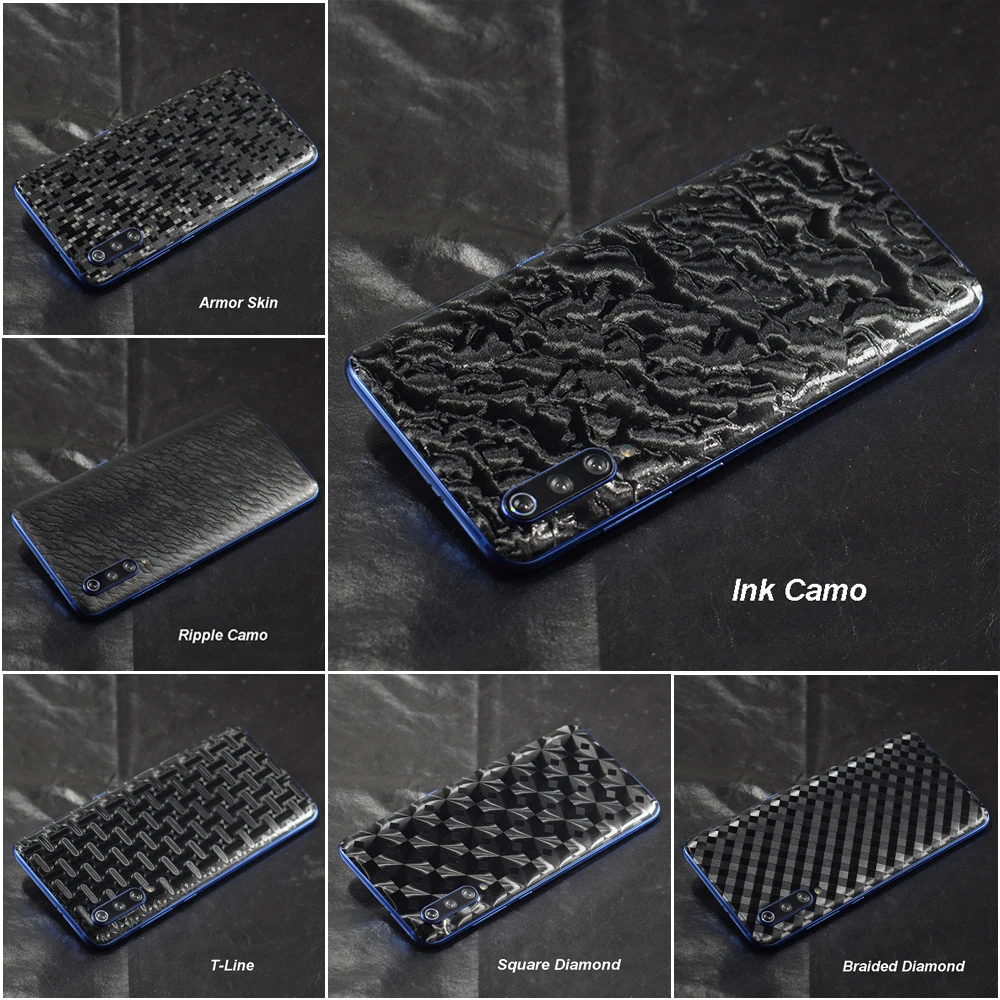 3d камуфляжная наклейка на заднюю панель телефона из крокодиловой кожи для XIAOMI CC9e