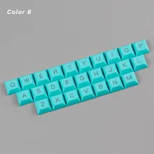 kbdfans new arrival dsa keycap top printed keycaps 26 keys mechanical keyboard