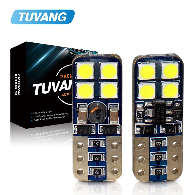 2x T10 LED W5W поворотные сигнальные лампы Canbus без ошибок 3030 168 194 автомобильные