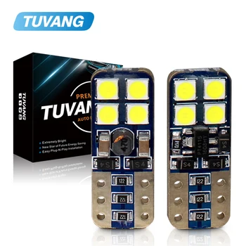 

2x T10 LED W5W Turn Signal lamps Canbus No error 3030 168 194 Car Accessories Clearance Lights Reading 12V 24V White Red Blue