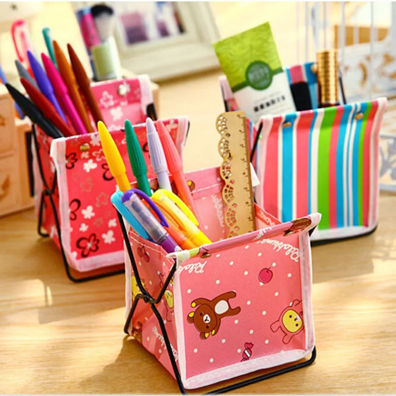 Hot Sale Lovely Printed Hoaxed Mini Storage Box 5 Styles Storage Rack Tidy Desktop Finishing