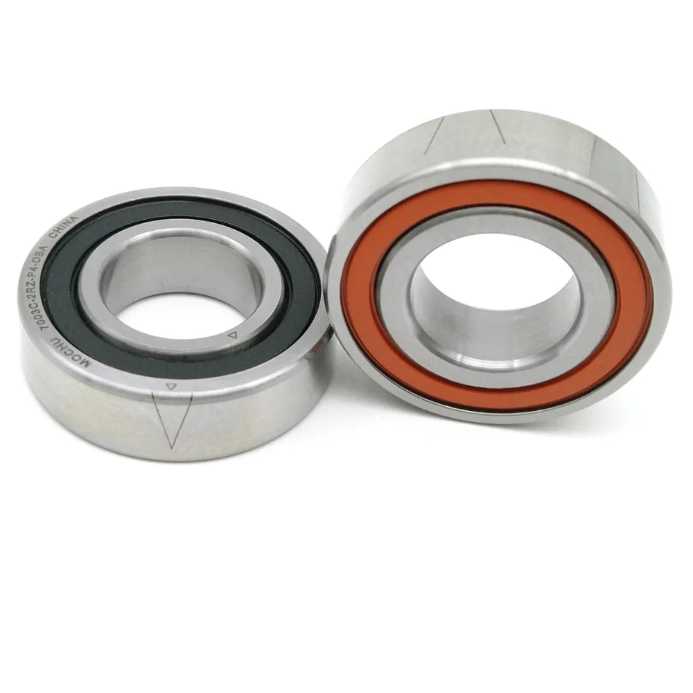 1 пара MOCHU 7003 7003C 2RZ P4 DBA 17x35x10 17x35x20 герметичные Угловые контактные подшипники