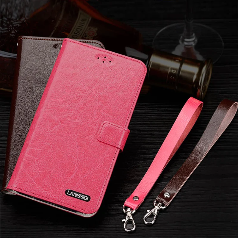 

Wangcangli Plain weave magnetic buckle mobile phone case for LG G7 handmade lanyard style mobile phone case for LG series