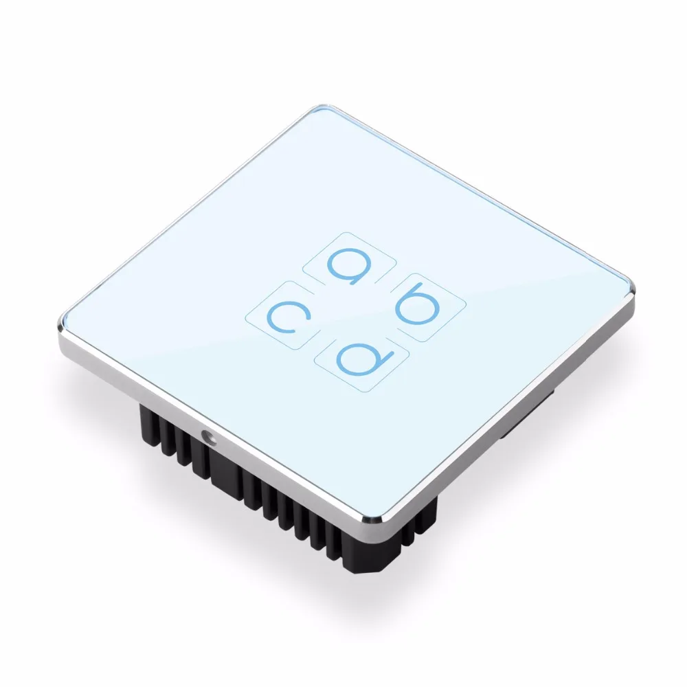 

smart remote control wall touch switch smart home auto control RF 433MHZ smart switch touch light switch GEEKLINK FB2 UPGRADE