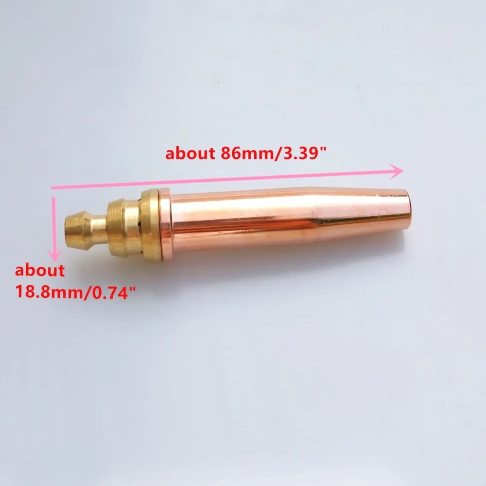 PNME сопла для газовой резки/наконечники Размер 1/3" до 1/8" для опции кислородная пропановая газовая режущая машина/фонарь аксессуары