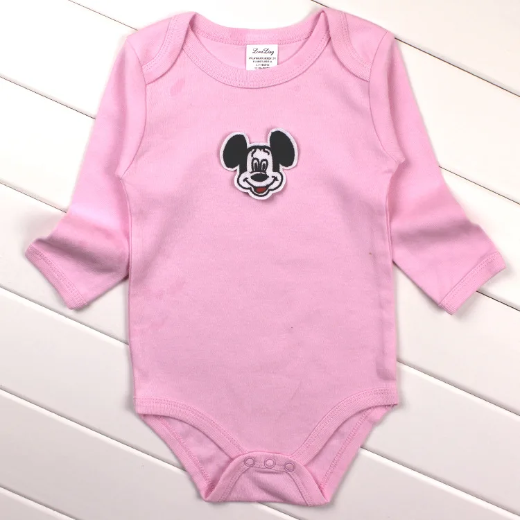 

Disney Mickey Mouse Baby boy romper cartoon Bodysuits Minnie baby boy girl One-Pieces summer spring autumn newborn cotton romper