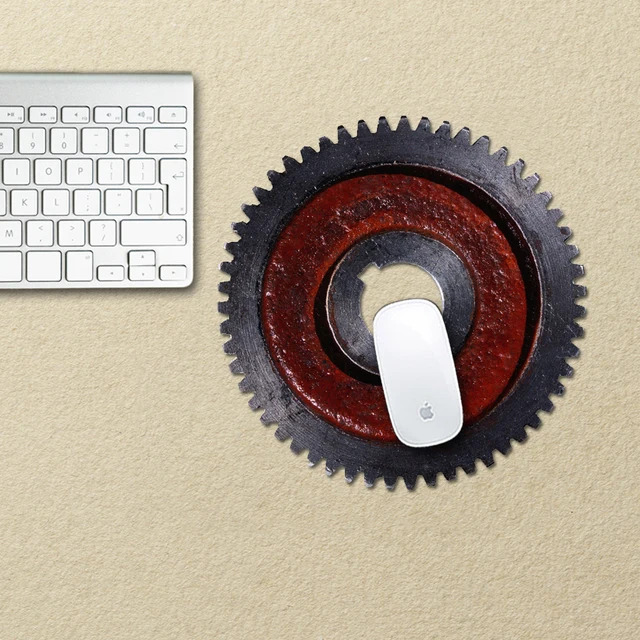 Modern Home Decoration 3d Gear Wheel Stickers Wall Floor Tile Decal