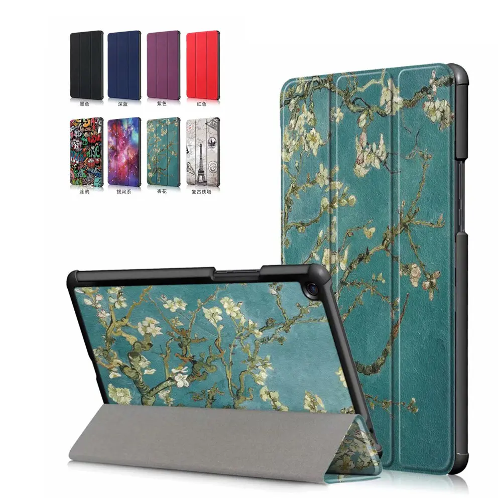 

Slim Magnetic Smart Cover For Mi Pad 4 Plus Print Case Tablet PU Leather Folding Cover Funda Capa For Xiaomi MiPad 4 Plus 10.1''