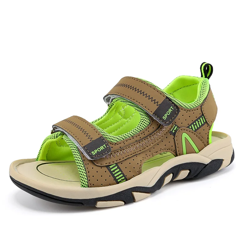 

High Quality Toddler Sandals Summer Casual Sports PU Leather Flat Kids Shoes Children Beach Gladiator Girls Boy Sandals