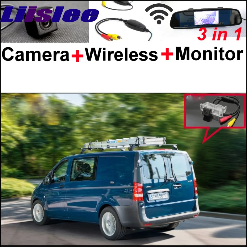 

3in1 Special WiFi Camera + Wireless Receiver + Mirror Screen Rear View Back Up Parking System For Mercedes Benz MB Viano