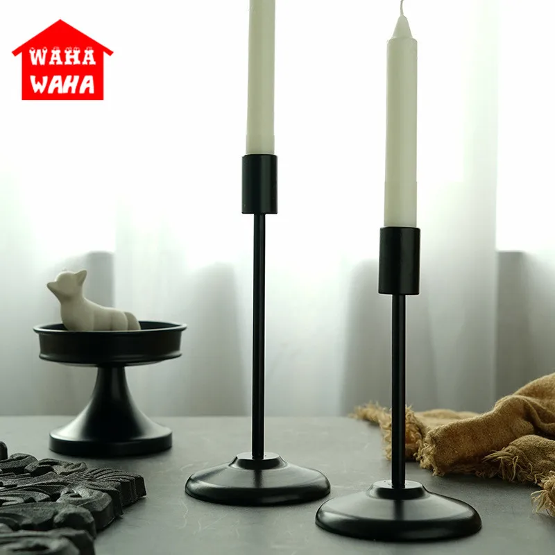 3 Choices Nordic Metal Candlesticks Modern Home Living ...