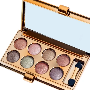 

LAMEILA New Glitter Shining Diamond Eyeshadow Palette 8 Colors Pigments Waterproof Shimmer Eye Shadow Make Up Palette