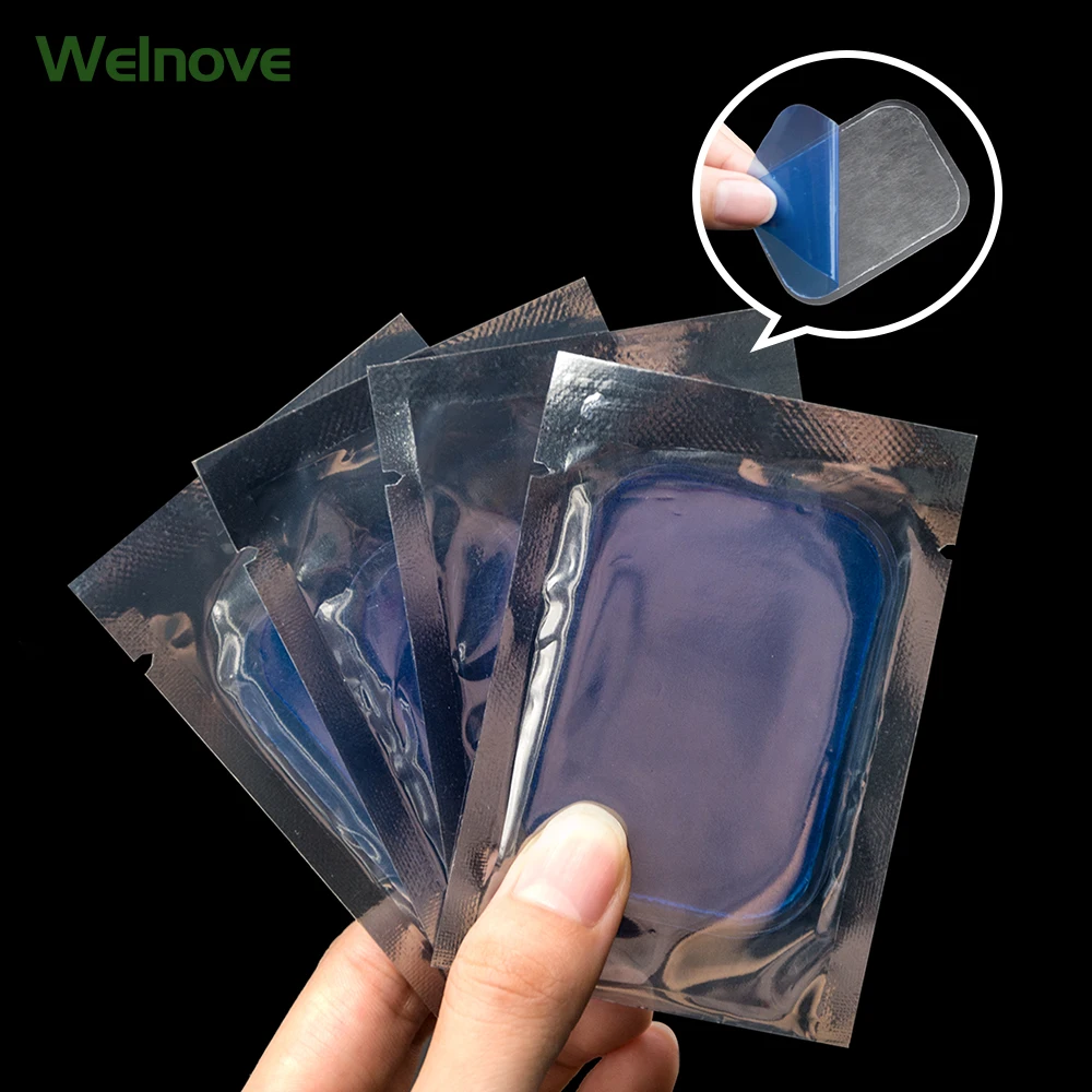

20Pcs Replacement Fitness Gel Stickers Hydrogel Electrode Pad/Patch For EMS Muscle Training Massager ABS Abdominal Trainer D1916