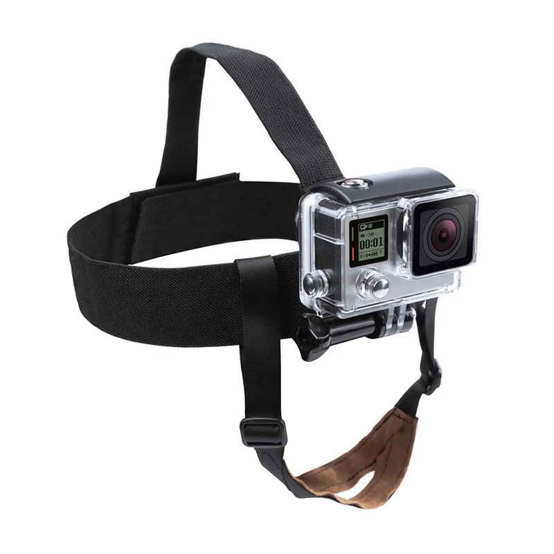 Нейлоновый головной ремень для GoPro Hero 7 6 5 4 SJCAM Yi 4K + камера с ремнем подбородка
