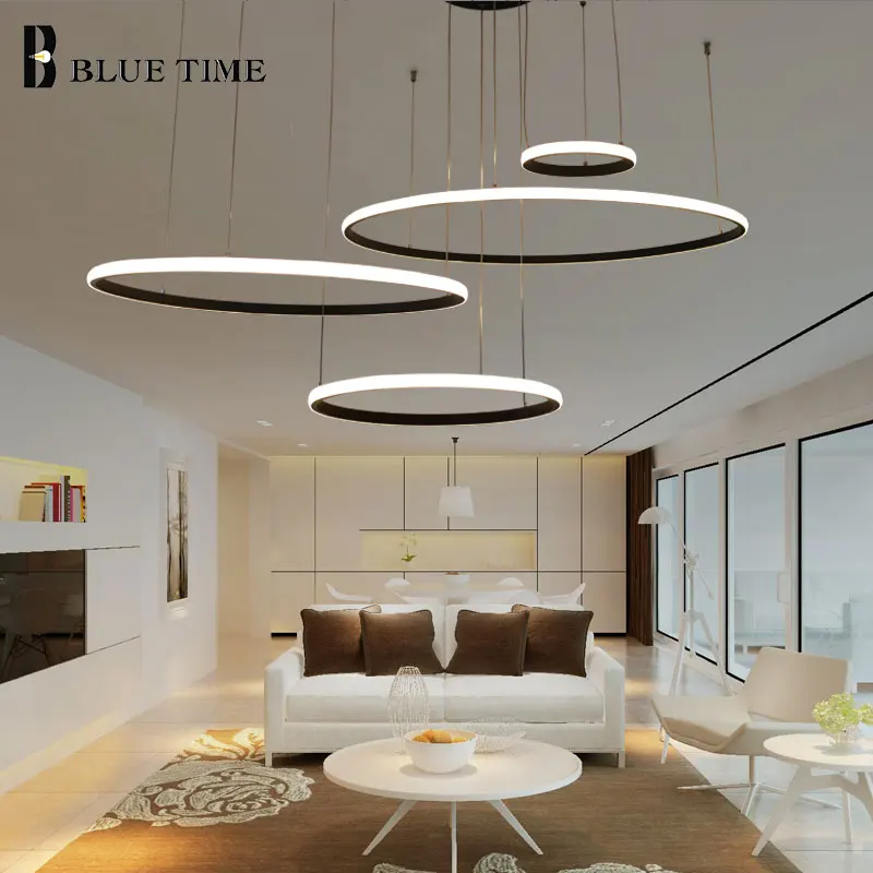  Modern LED Chandelier For Kitchen Living room Bedroom Dining room Led Lustres Rings Ceiling Chandel - 32966067834