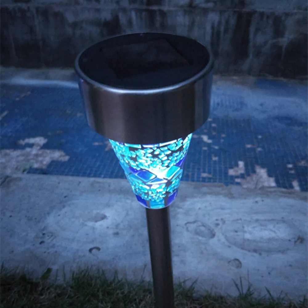 blue lights solar