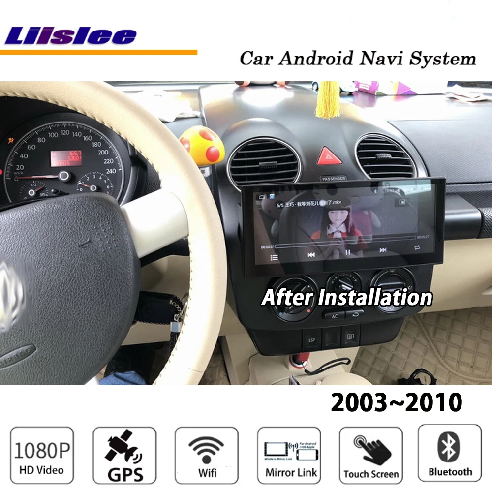 Best Liislee For Volkswagen Beetle 2003~2010 Car Stereo Android Carplay GPS Map Navi Navigation Screen Radio Stereo Multimedia System 12