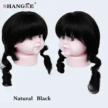 Shangke Korotkie Detskie Volosy Parik Kosu Volos Pariki S Akkuratnymi Chelkoj Iz Zharoprochnogo Sinteticheskogo Poddelnye Pricheski Kupit Nedorogo V Internet Magazine S Dostavkoj Sravnenie Cen Harakteristiki Foto