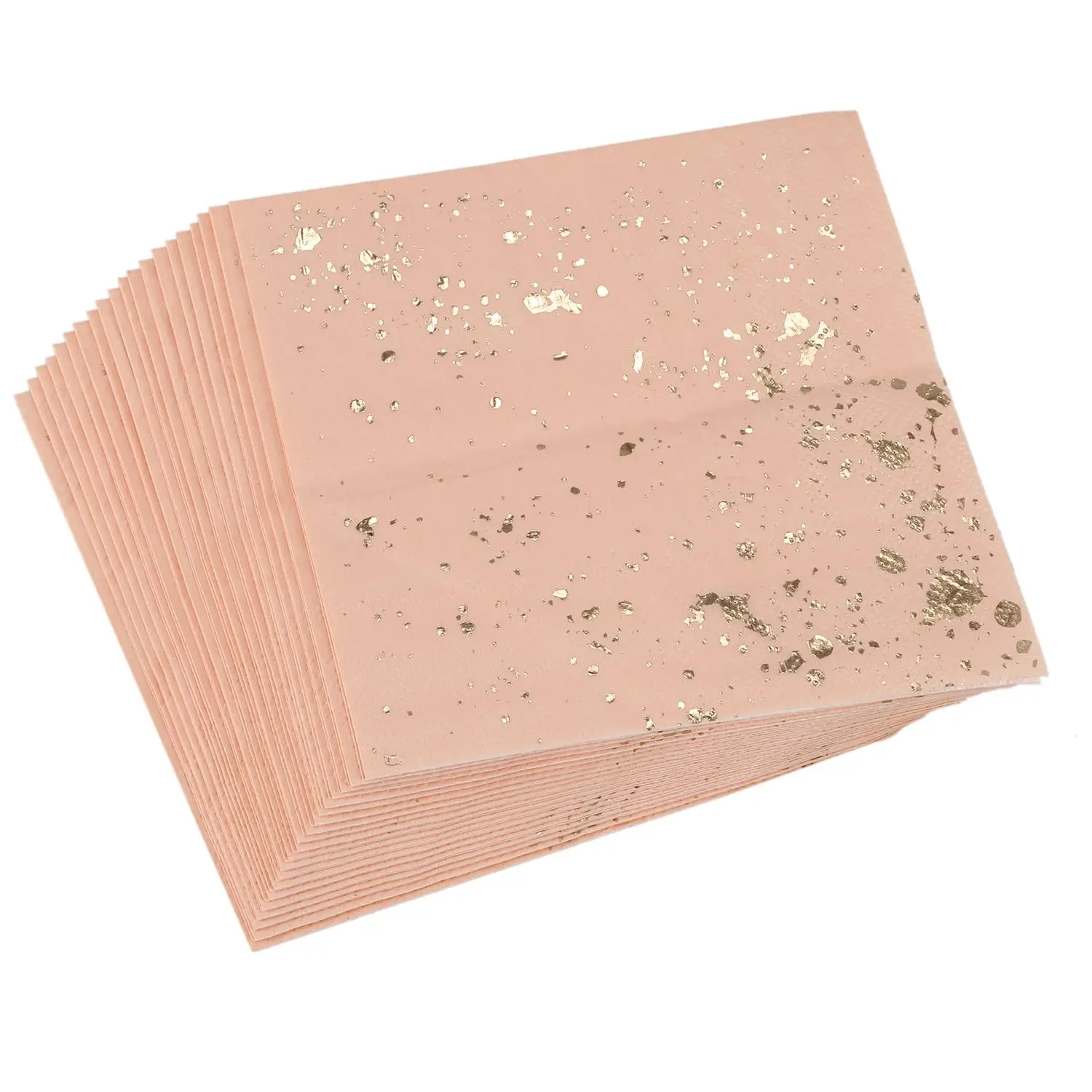 

Gold Blocking Pink Marble Texture Disposable Tableware Set Paper Napkins Party Wedding Carnival Tableware Supplies disposable pa